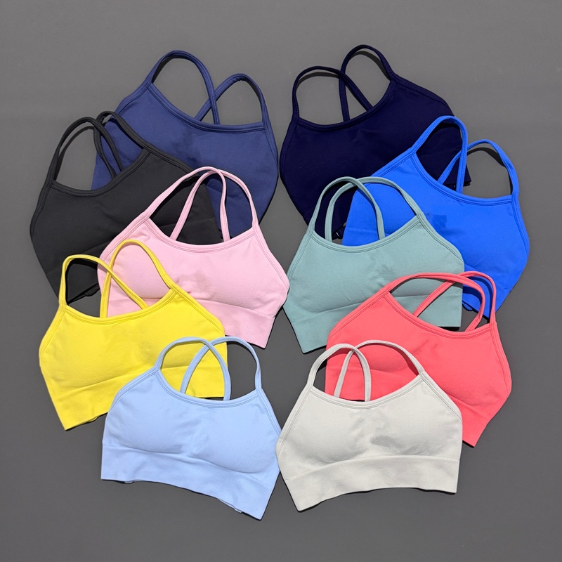 Yoga Fitness Body - Histello Backless Sports Bra Women Seamless