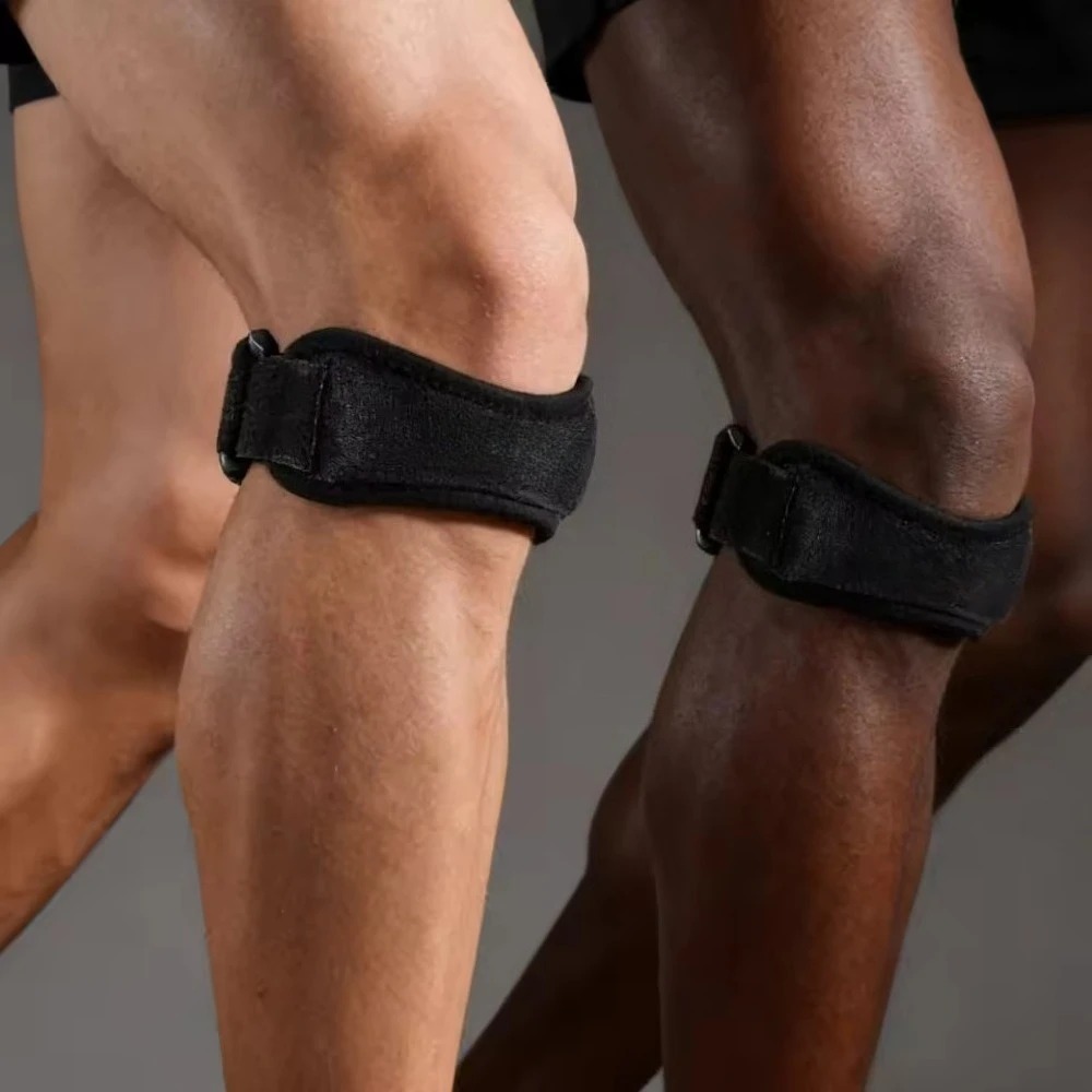 Knee Sleeve Compression - 1 Piece Adjustable Compression Knee Support