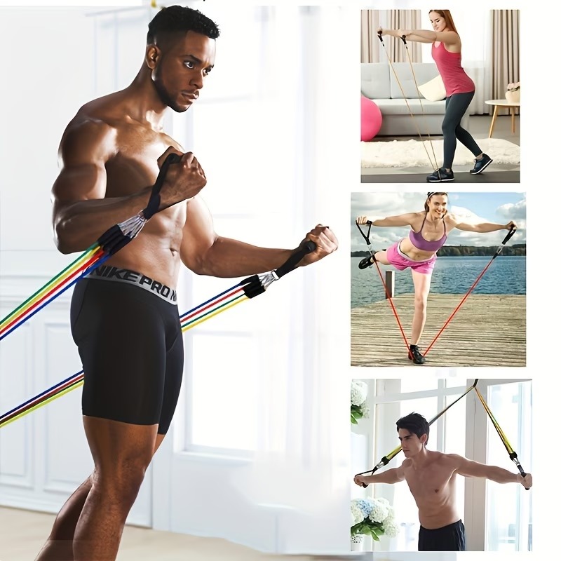 Resistance Band Set with Door  - Battle Rope Exercise ulasan dan harga