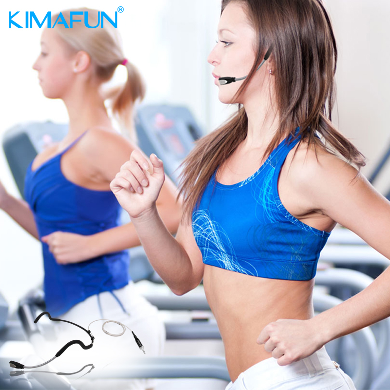 KIMAFUN Pro Wired Headset Micr - Yoga Fitness Spinning ulasan dan harga