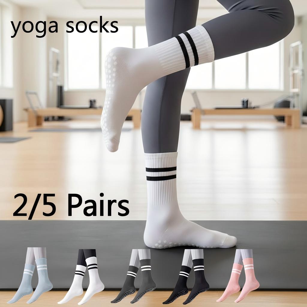 Women Non Slip Yoga Socks, Gri - Yoga Fitness Set ulasan dan harga