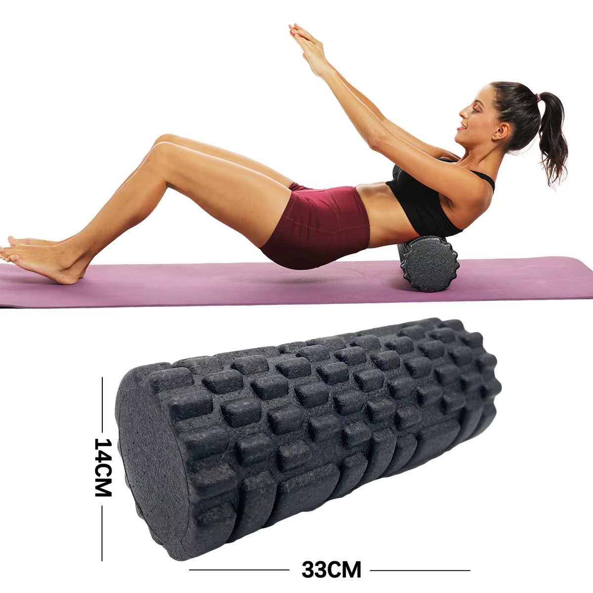 30/33cm Fitness Foam Roller Yo - Yoga Fitness Body ulasan dan harga
