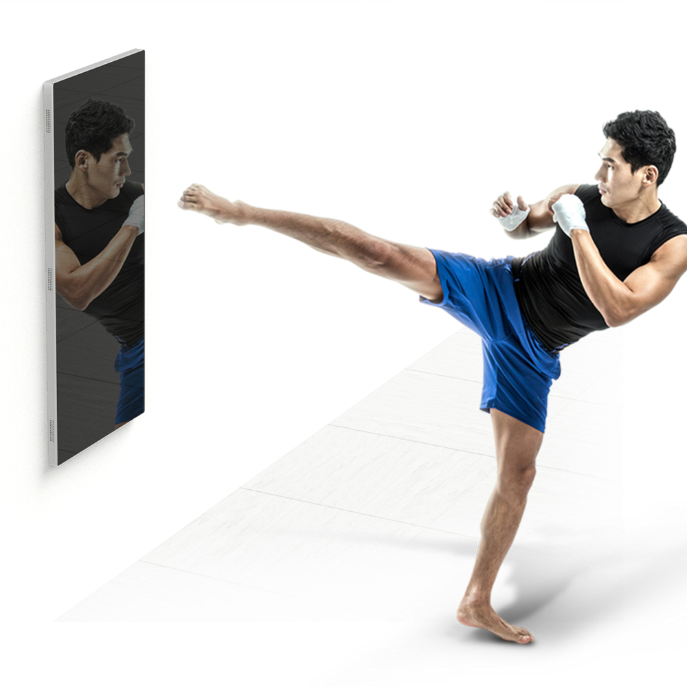 Wall Mounted Interactive Mirro - Yoga Fitness App ulasan dan harga