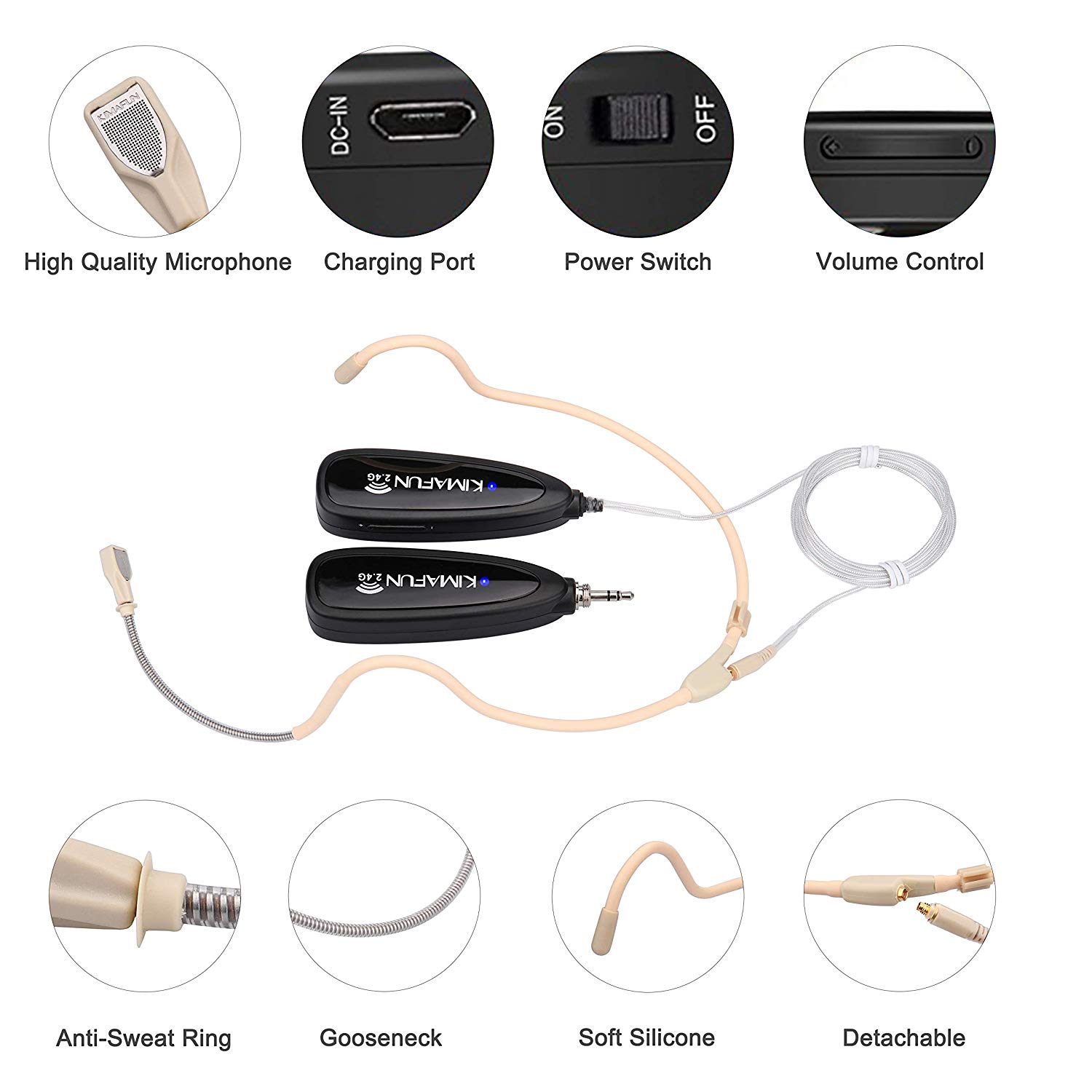 KIMAFUN Wireless Waterproof He - Yoga Fitness Spinning ulasan dan harga
